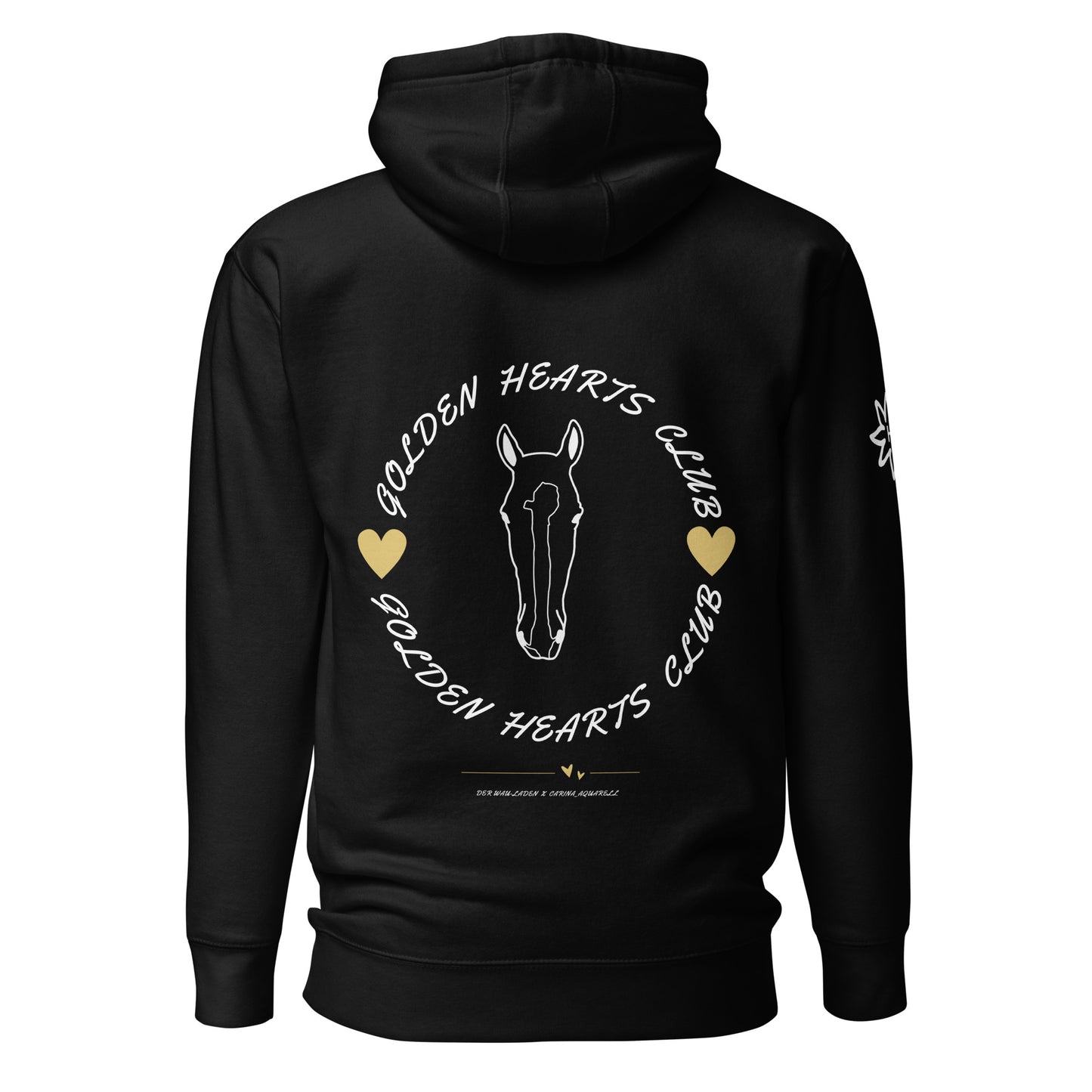 GOLDEN HEARTS CLUB Unisex-Kapuzenpullover