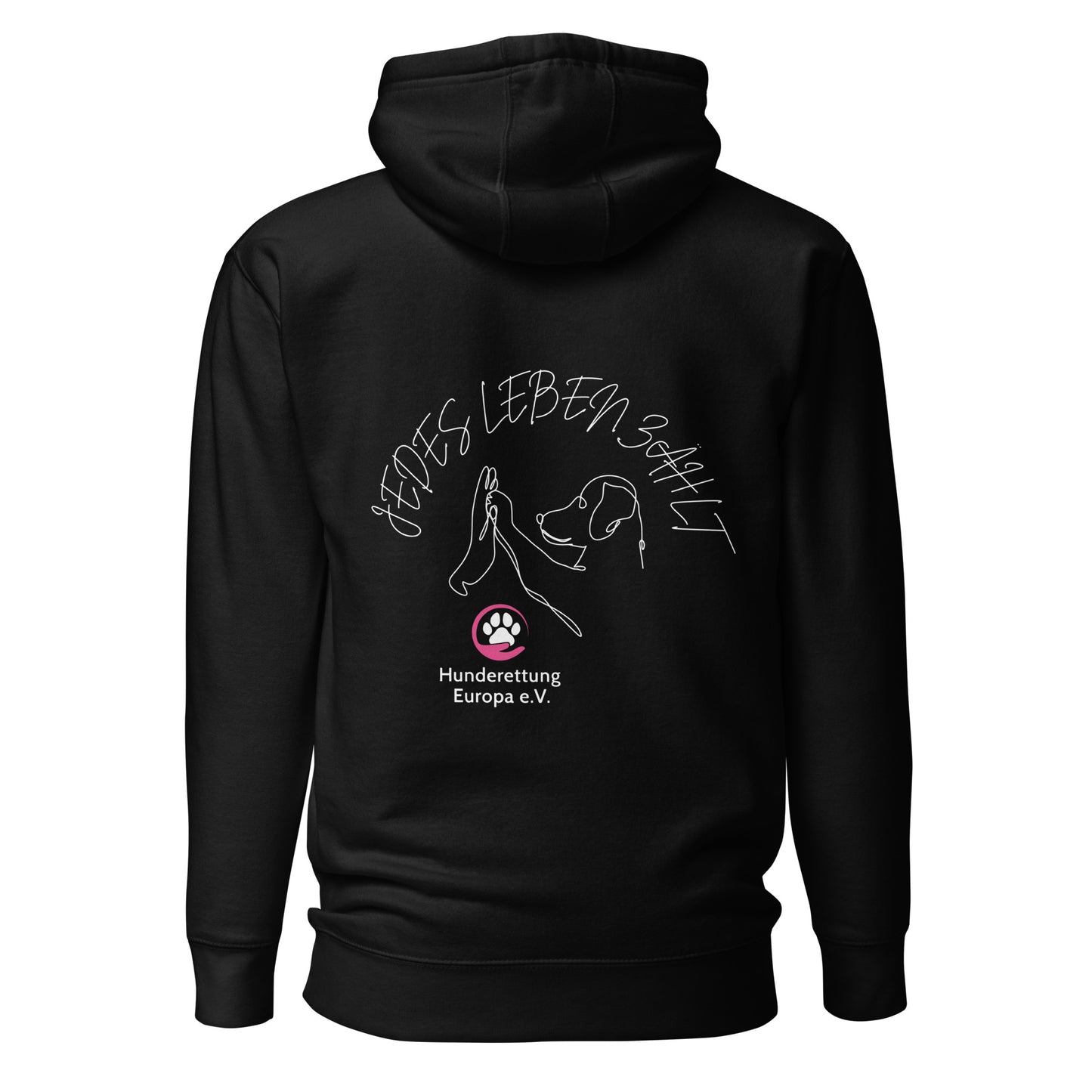 Jedes Leben zählt Hunderettung Europa e.V. // Unisex-Hoodie