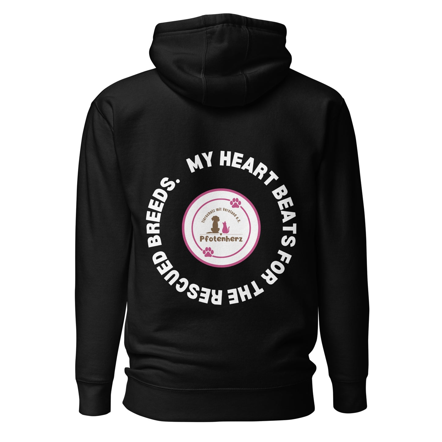 Rescued Breeds Pfotenherz e.V. // Unisex-Hoodie