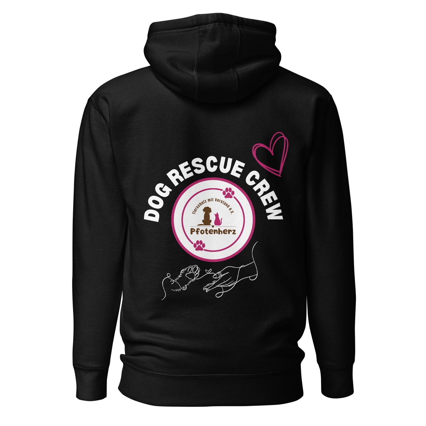 DOG RESCUE CREW Pfotenherz e.V. // Unisex-Hoodie