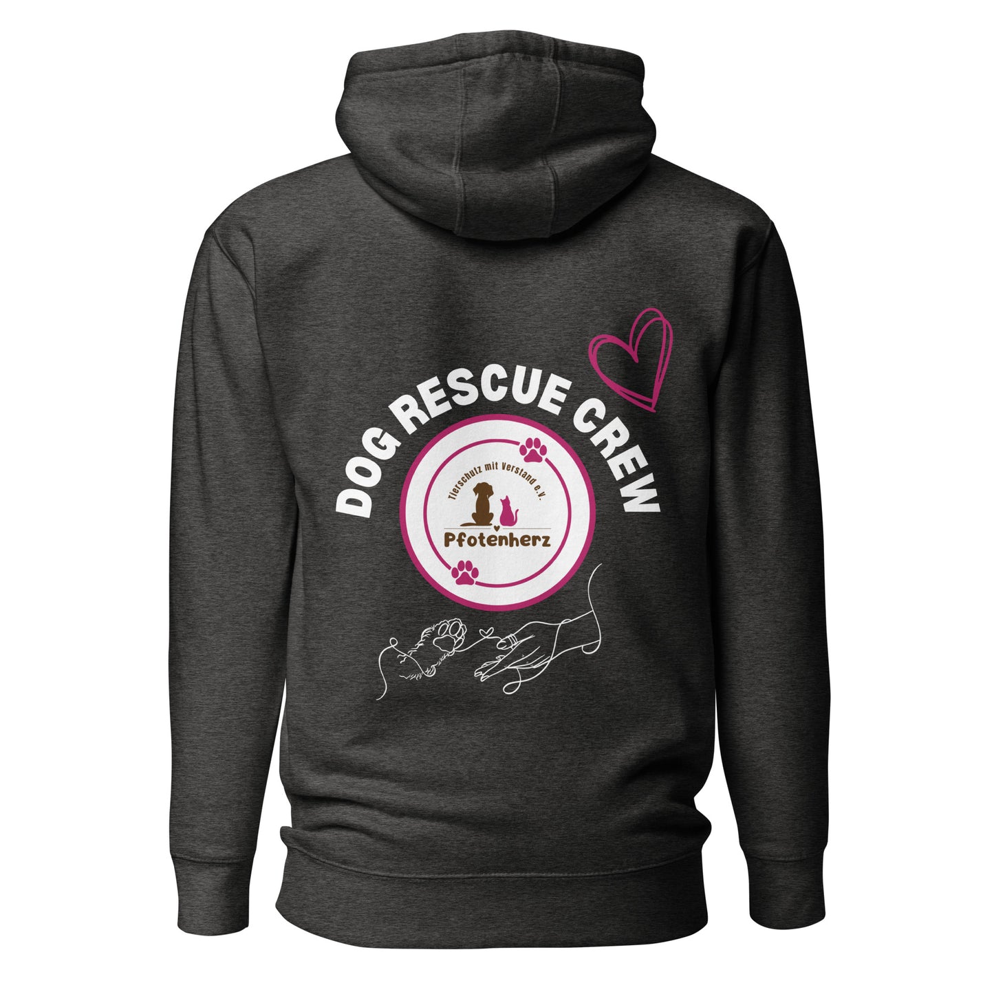 DOG RESCUE CREW Pfotenherz e.V. // Unisex-Hoodie