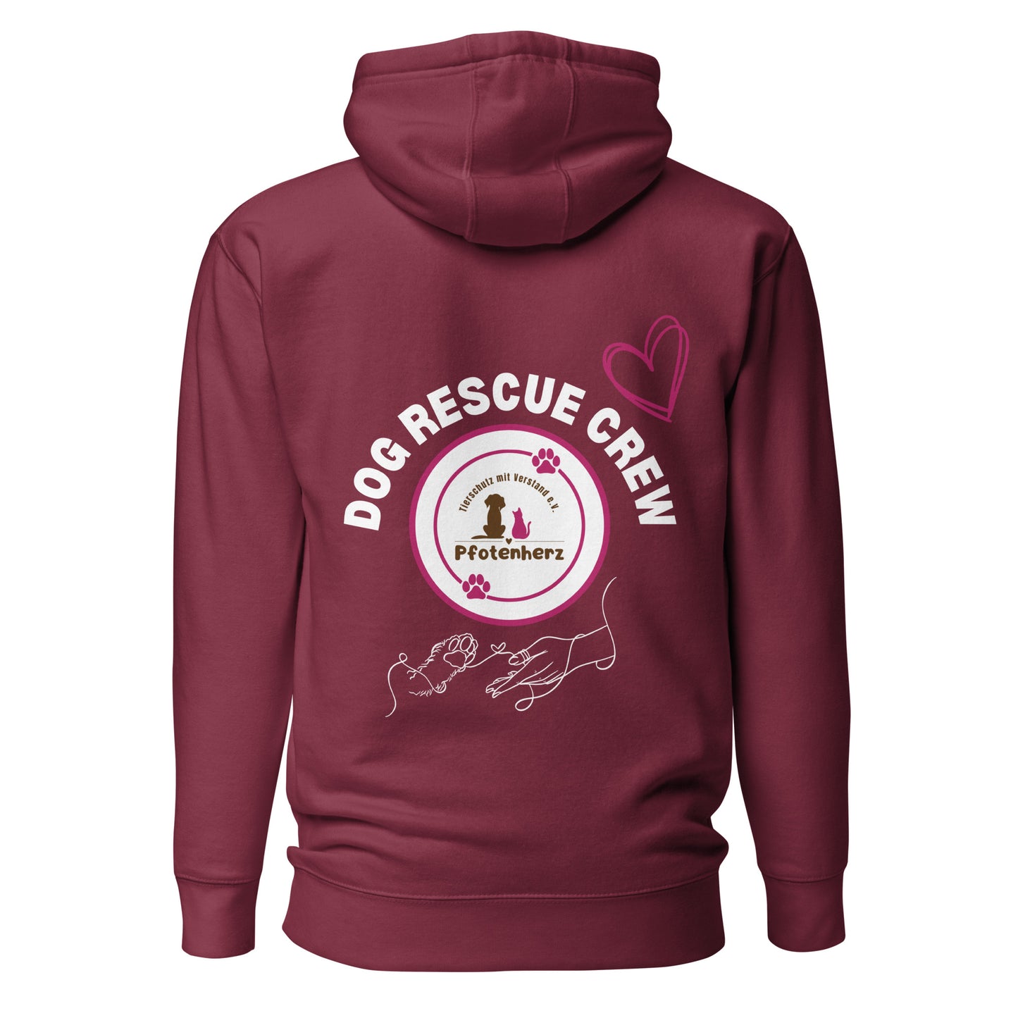 DOG RESCUE CREW Pfotenherz e.V. // Unisex-Hoodie