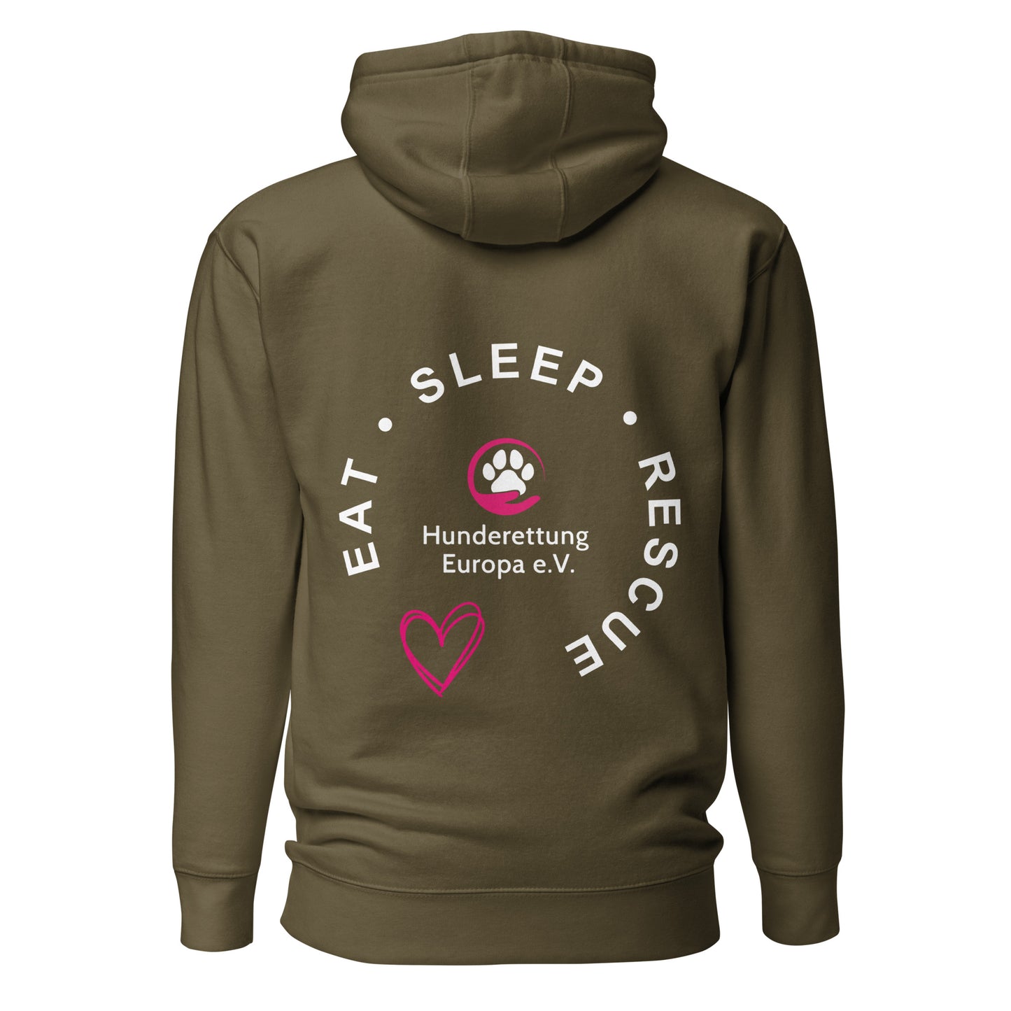 Eat Sleep Rescue Hunderettung Europa e.V. // Unisex-Hoodie