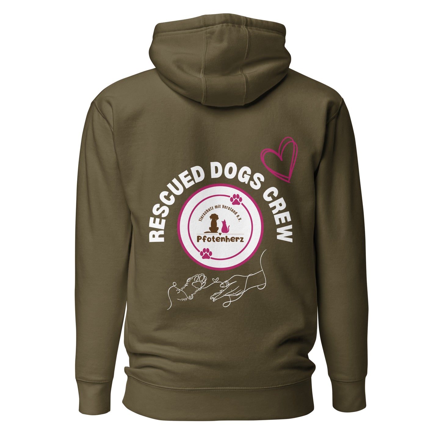 Rescued Dogs Crew Pfotenherz e.V. // Unisex-Hoodie