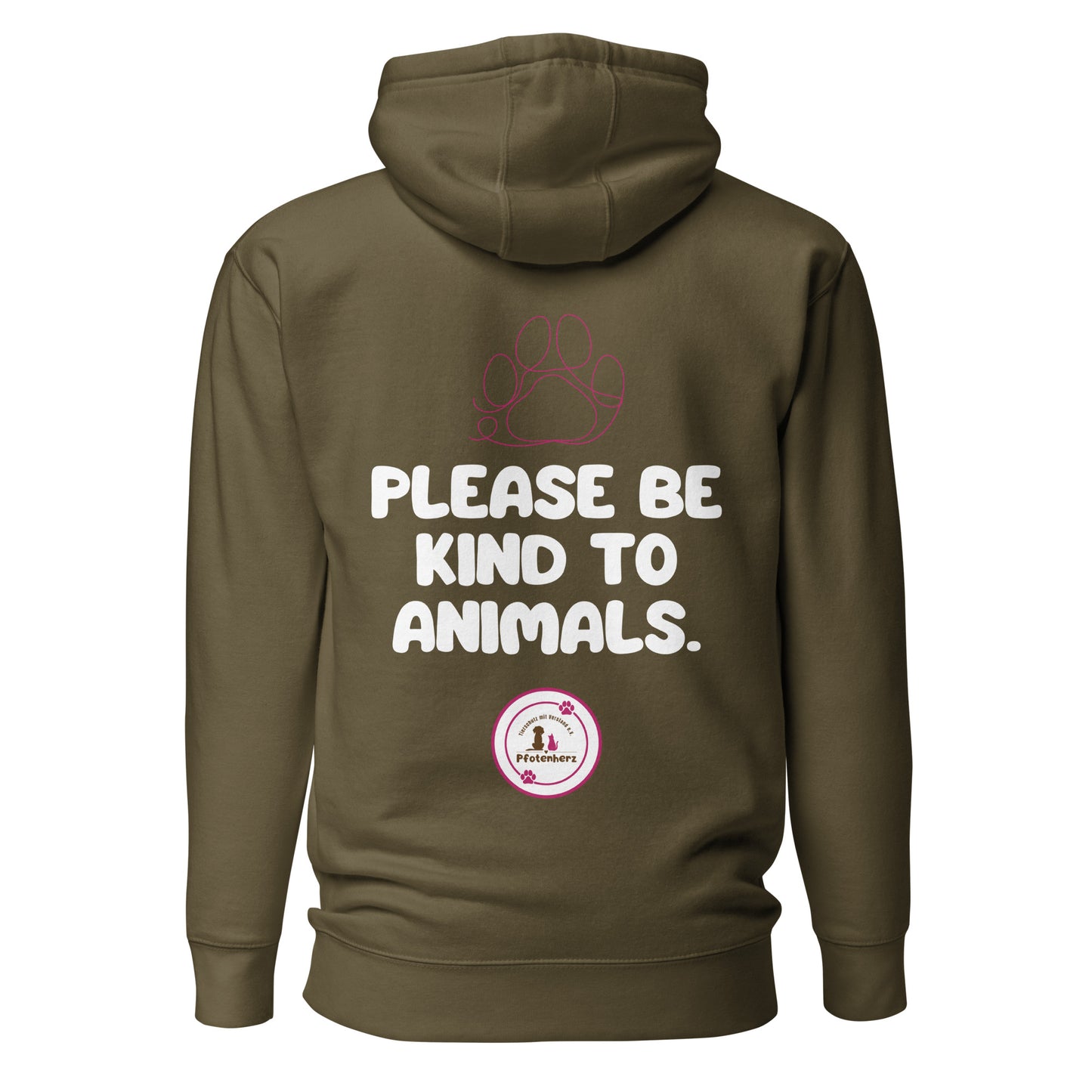 Be Kind Pfotenherz e.V. // Unisex-Hoodie