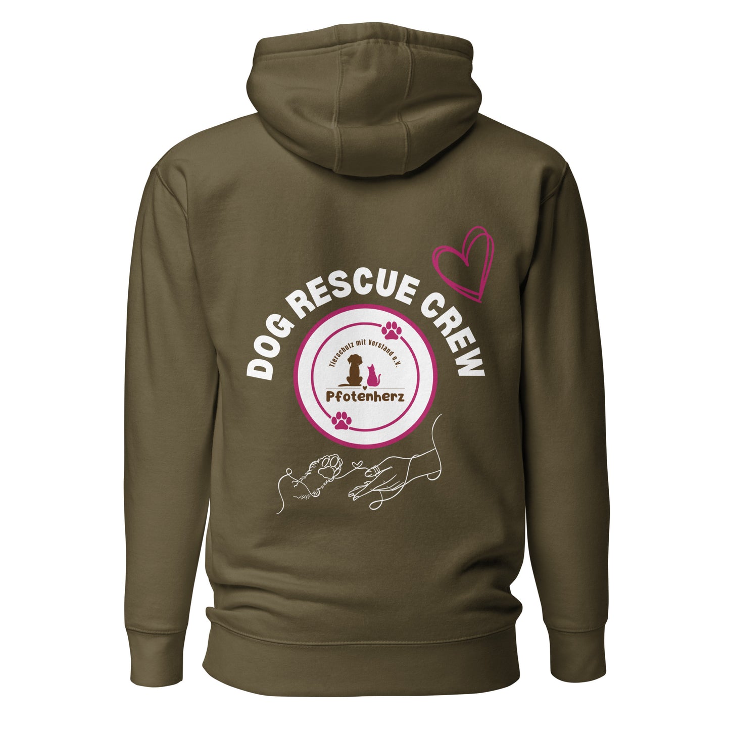 DOG RESCUE CREW Pfotenherz e.V. // Unisex-Hoodie