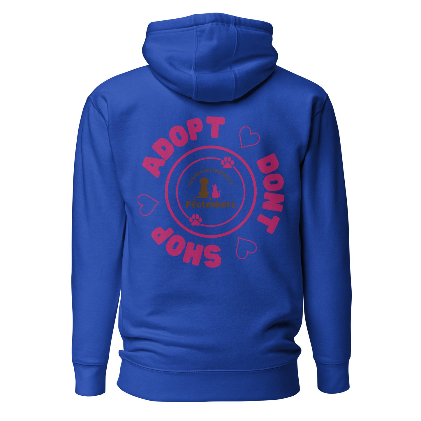 ADOPT DONT SHOP Pfotenherz Hoodie