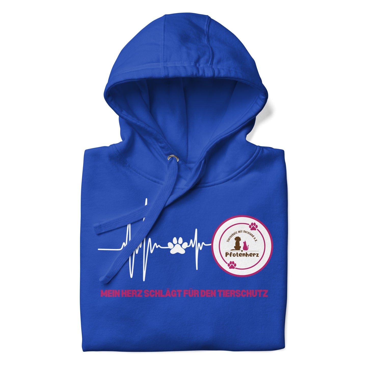 Pfotenherz Mein Herz schlägt Tierschutz Hoodie