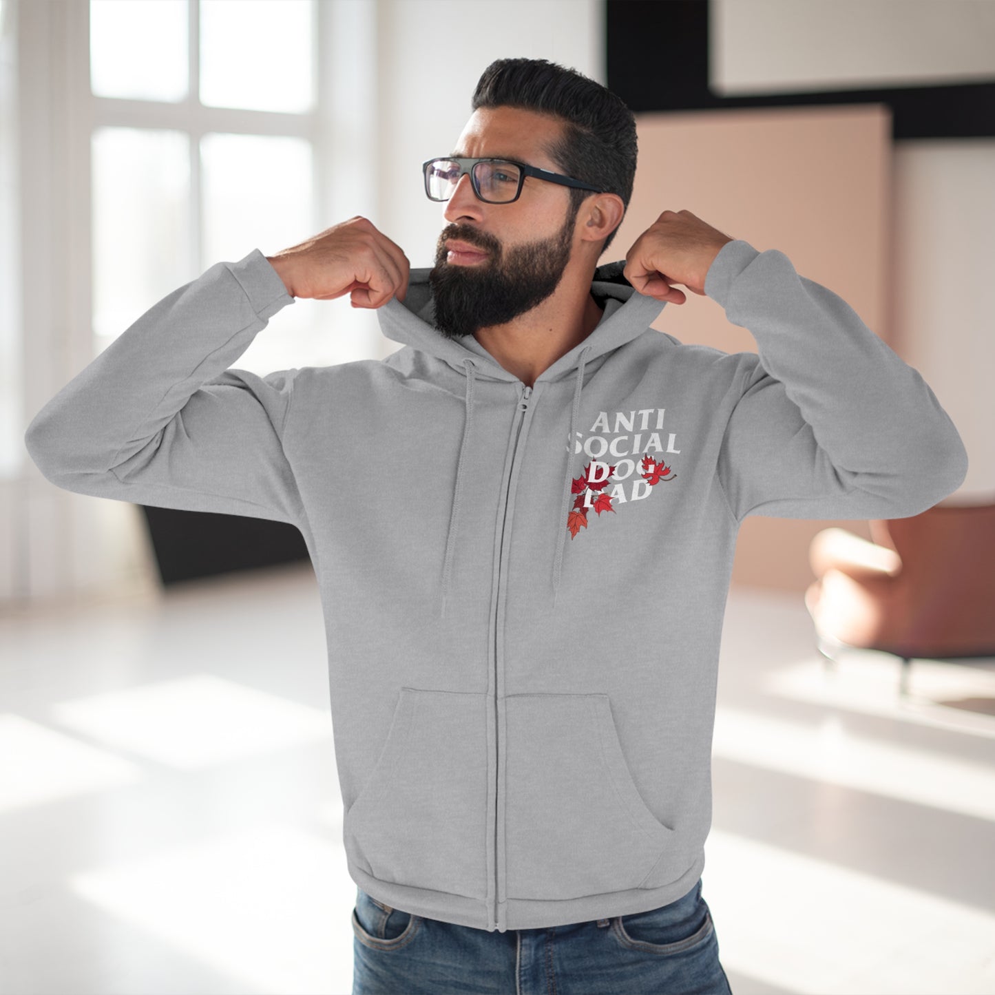 ANTISOCIAL „Autum“ Zipper Hoodie