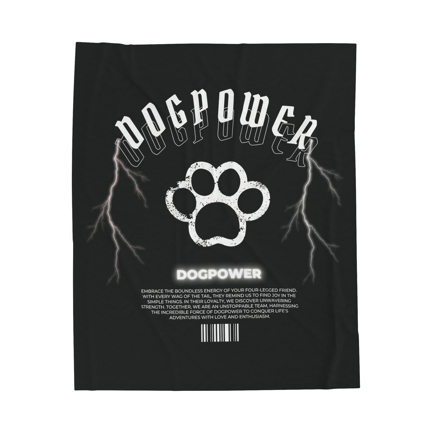 DOGPOWER Plush Decke
