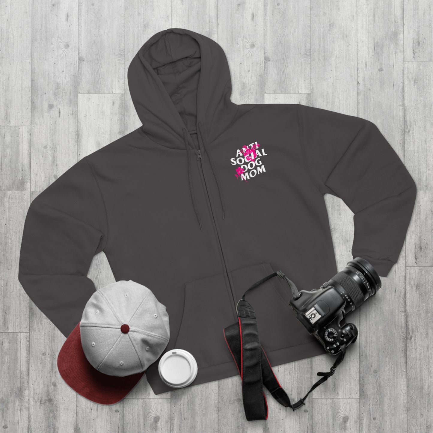 ANTISOCIAL Zipper Hoodie
