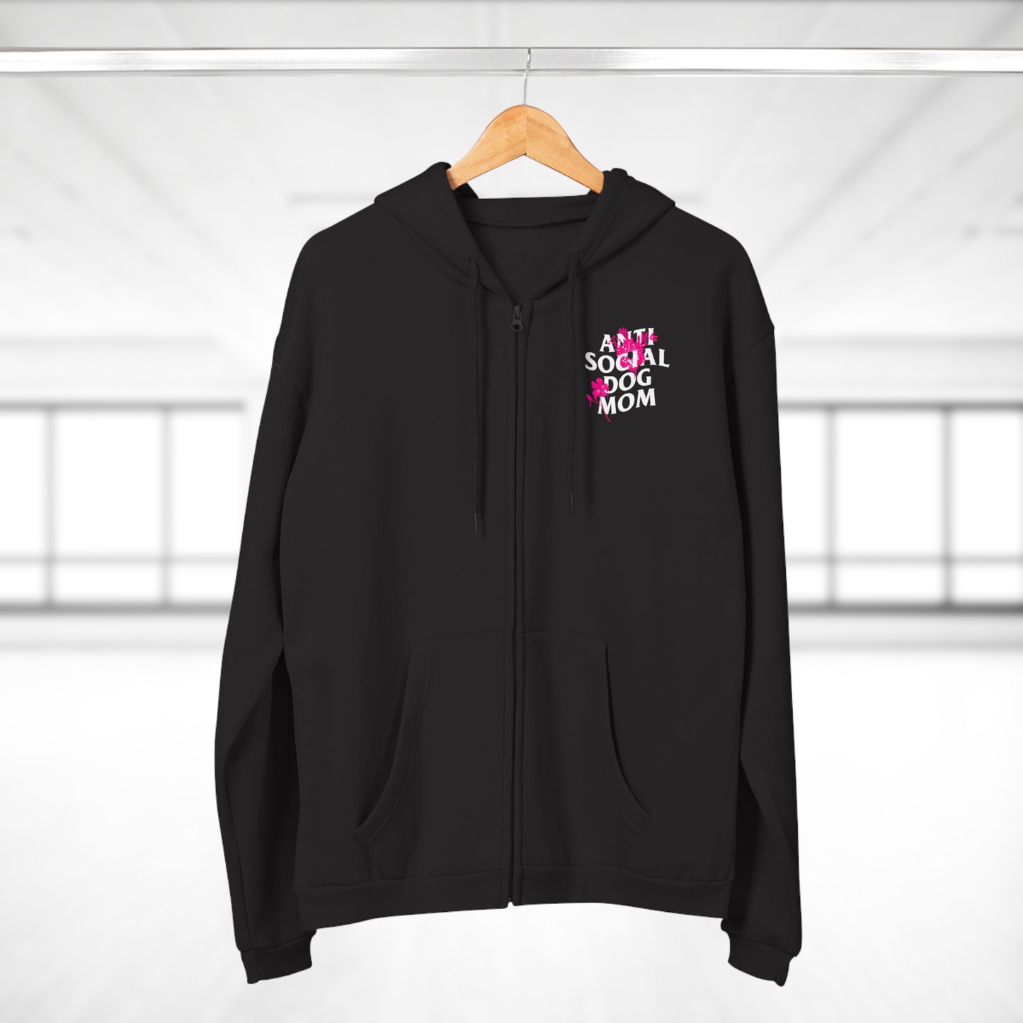 ANTISOCIAL Zipper Hoodie
