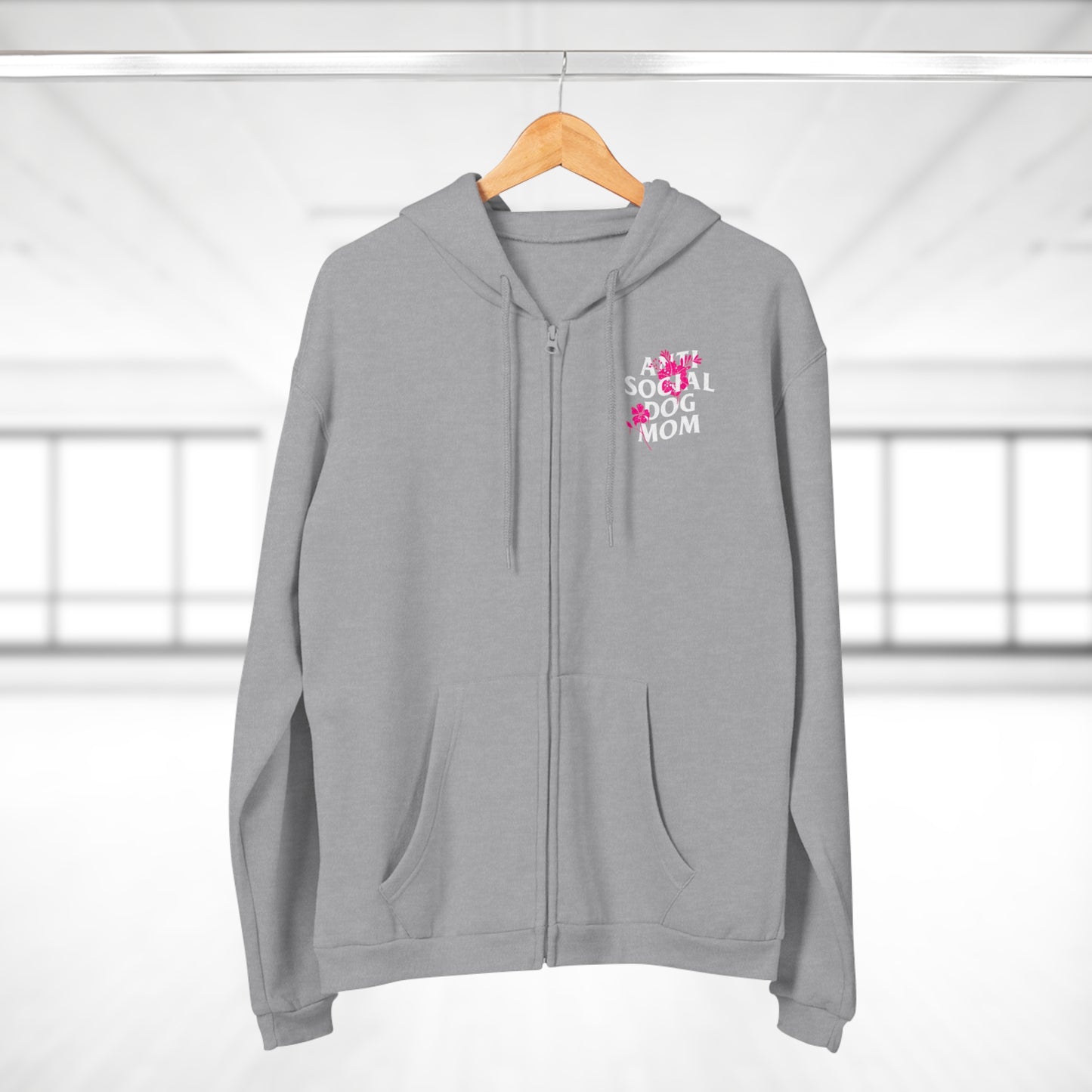 ANTISOCIAL Zipper Hoodie