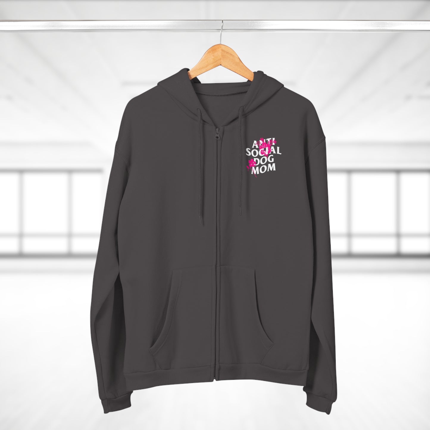 ANTISOCIAL Zipper Hoodie
