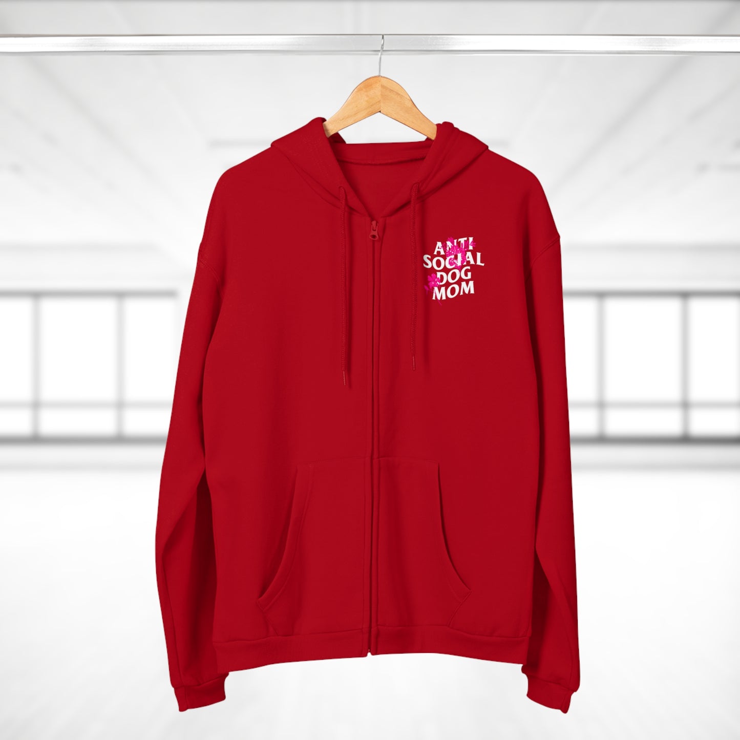 ANTISOCIAL Zipper Hoodie