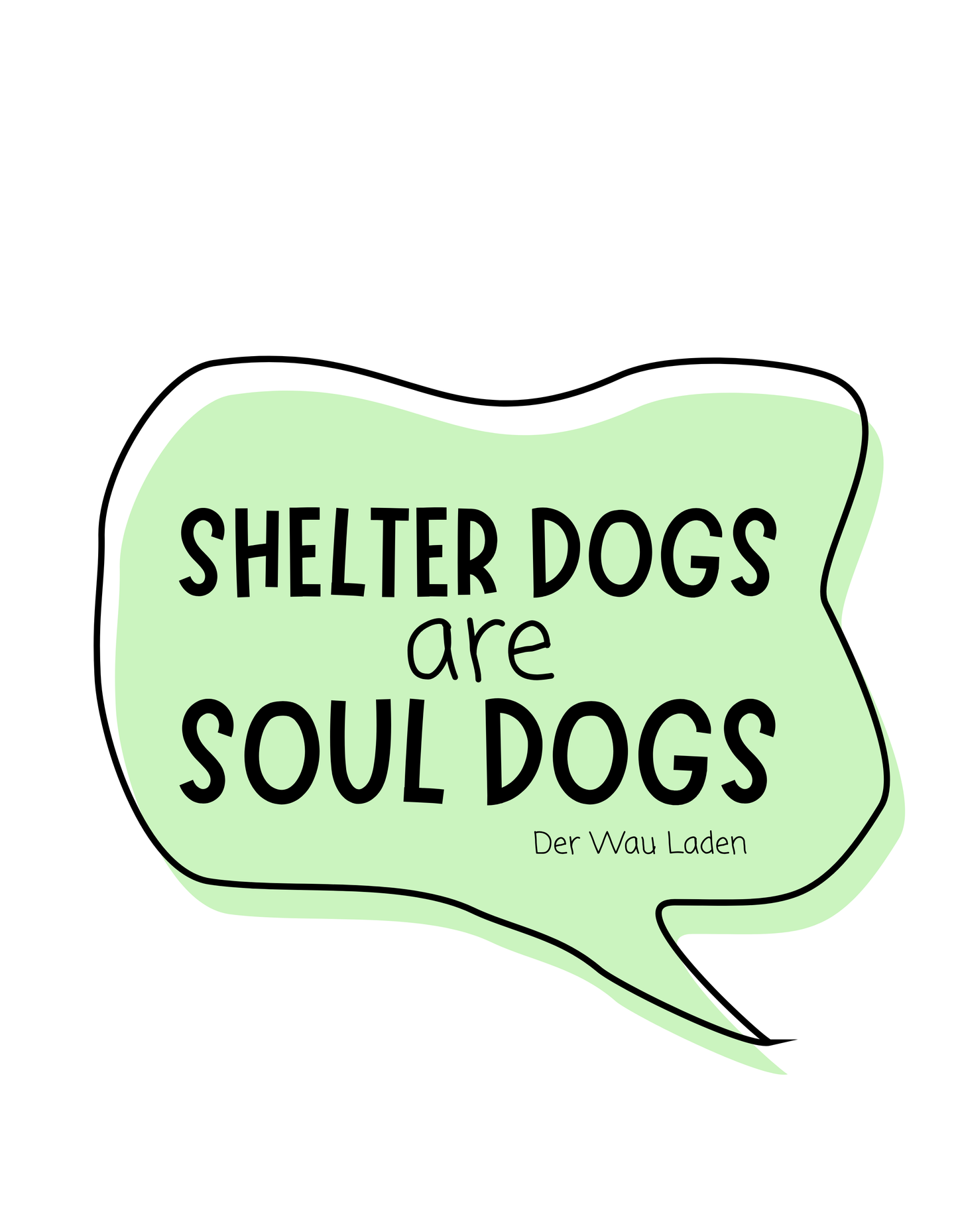 Shelter Dog Sticker