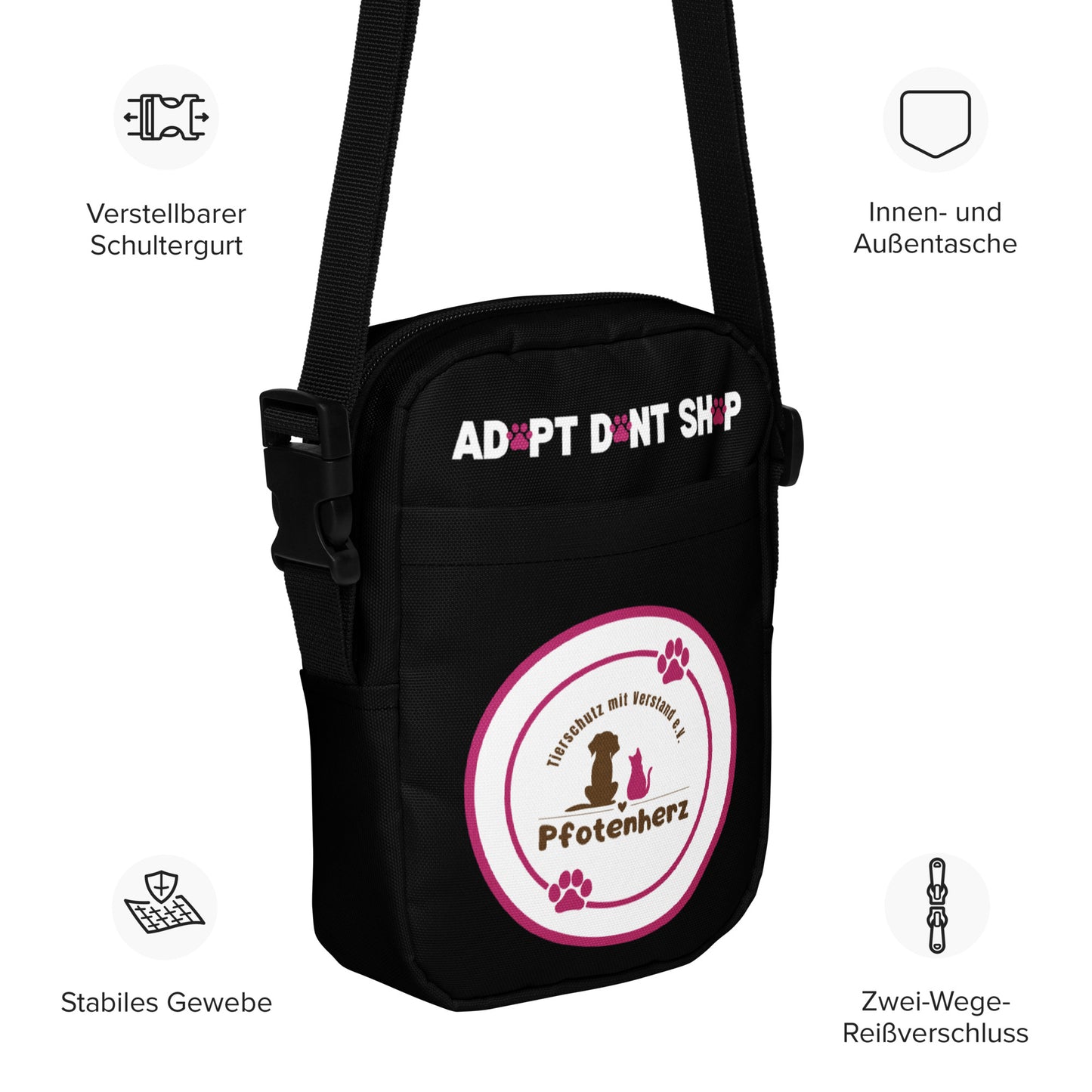 Pfotenherz Crossbody-Bag