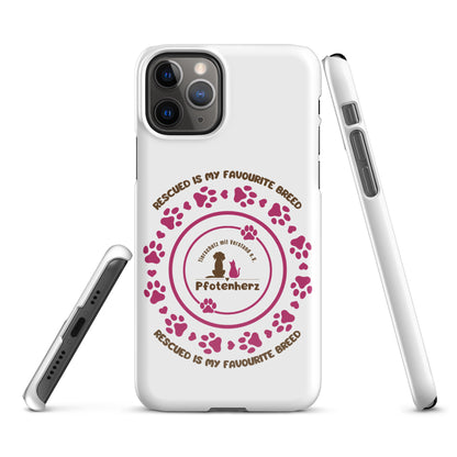 Pfotenherz Rescued is my favourite breed Snapcase iPhone®-Hülle