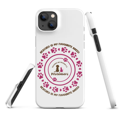 Pfotenherz Rescued is my favourite breed Snapcase iPhone®-Hülle