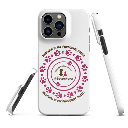 Pfotenherz Rescued is my favourite breed Snapcase iPhone®-Hülle