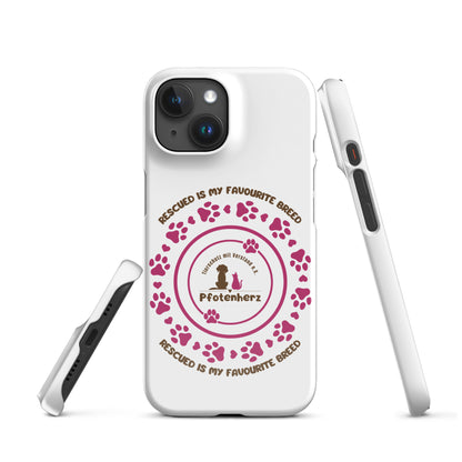 Pfotenherz Rescued is my favourite breed Snapcase iPhone®-Hülle