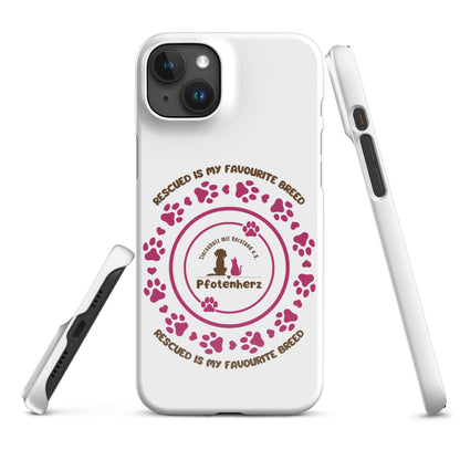 Pfotenherz Rescued is my favourite breed Snapcase iPhone®-Hülle