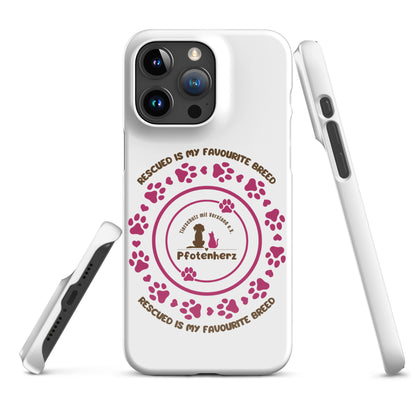 Pfotenherz Rescued is my favourite breed Snapcase iPhone®-Hülle