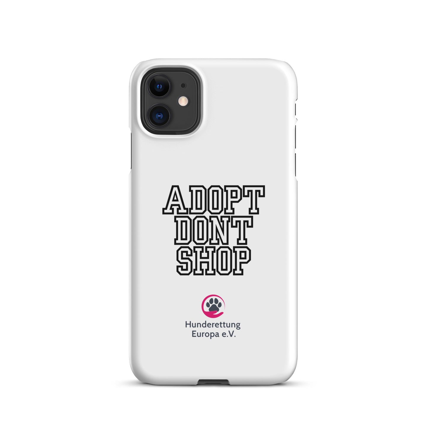 Adopt dont shop x Hunderettung Europa e. V. Handyhülle IPhone
