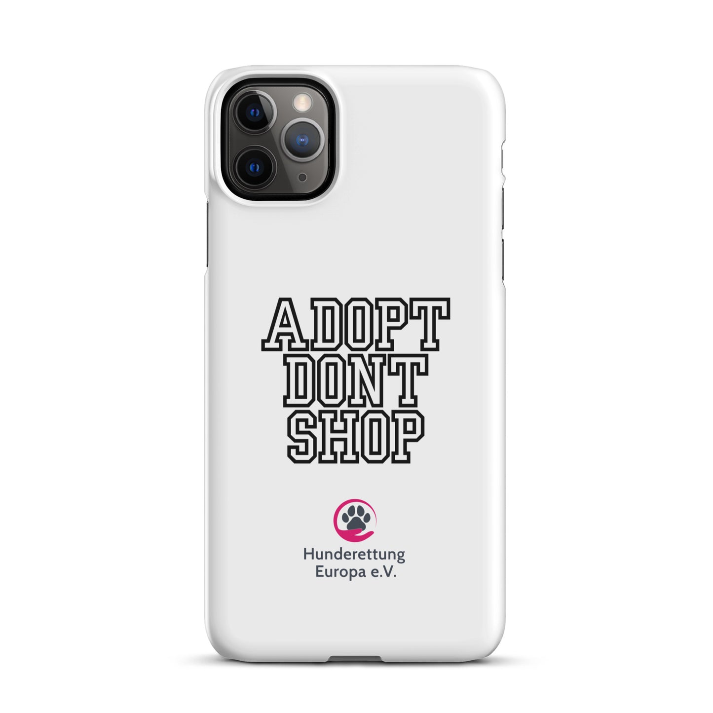 Adopt dont shop x Hunderettung Europa e. V. Handyhülle IPhone