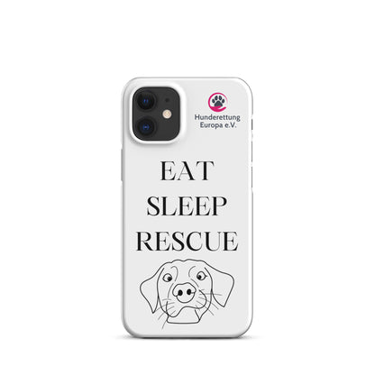 Eat sleep rescue x Hunderettung Europa e. V. IPhone Handyhülle