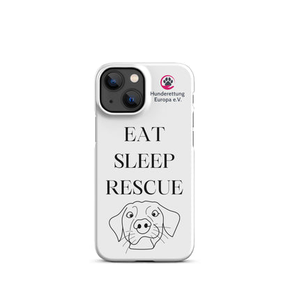 Eat sleep rescue x Hunderettung Europa e. V. IPhone Handyhülle
