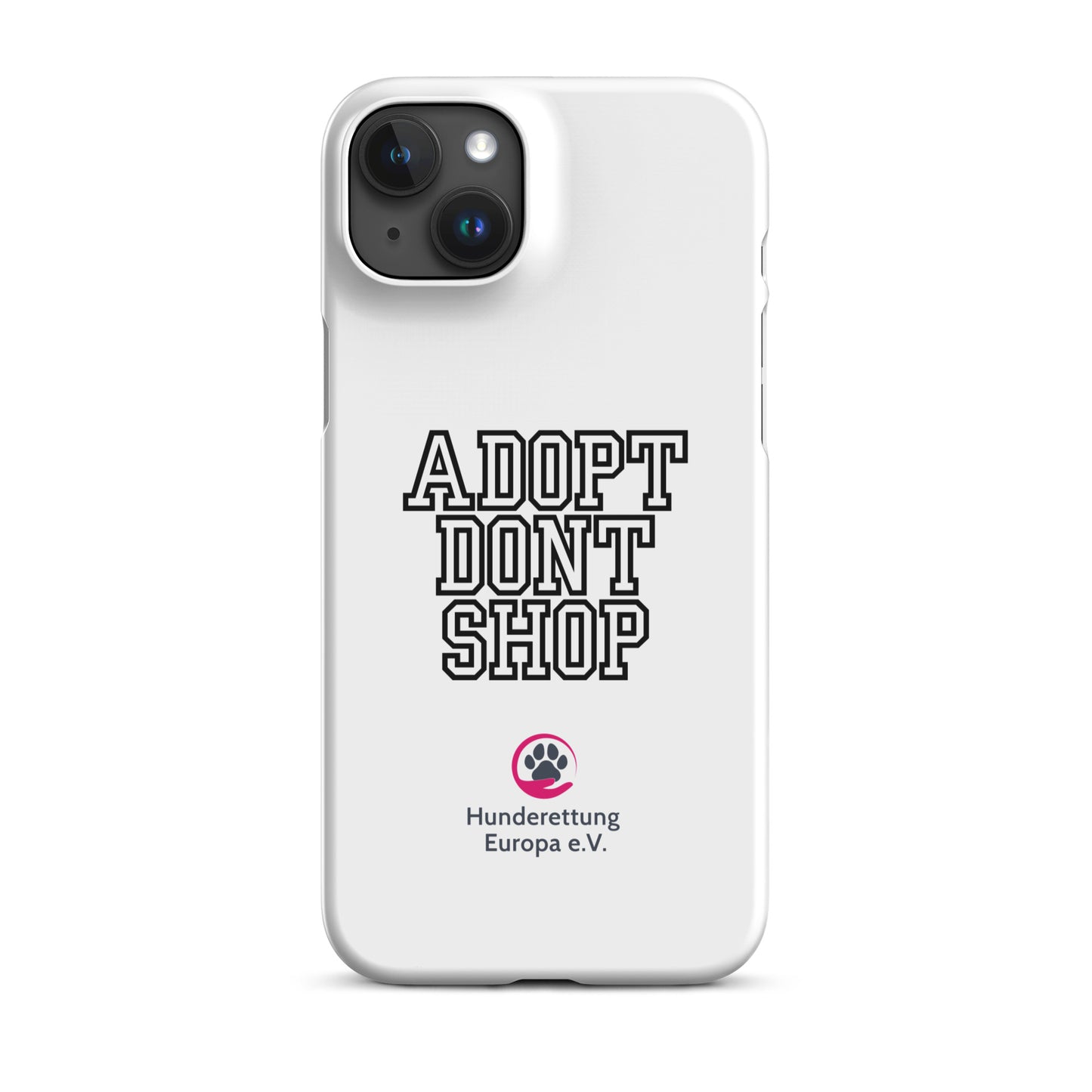 Adopt dont shop x Hunderettung Europa e. V. Handyhülle IPhone