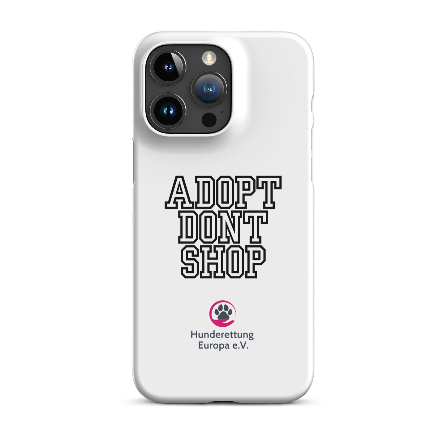 Adopt dont shop x Hunderettung Europa e. V. Handyhülle IPhone