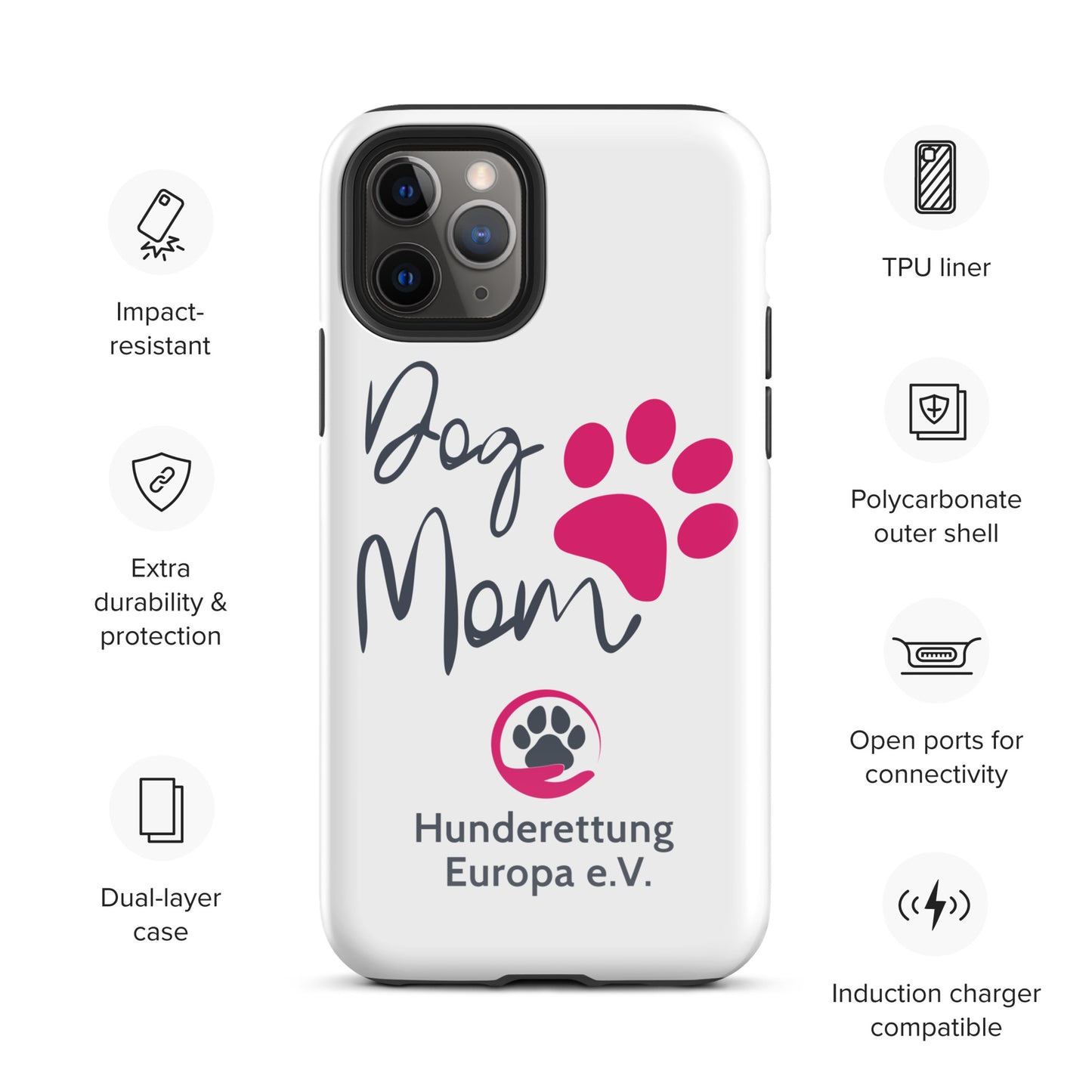 DOGMOM x Hunderettung Europa e. V. Handyhülle