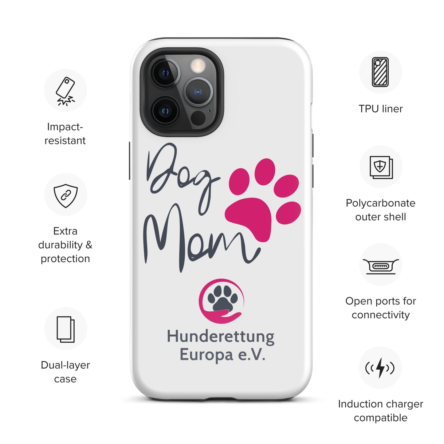 DOGMOM x Hunderettung Europa e. V. Handyhülle