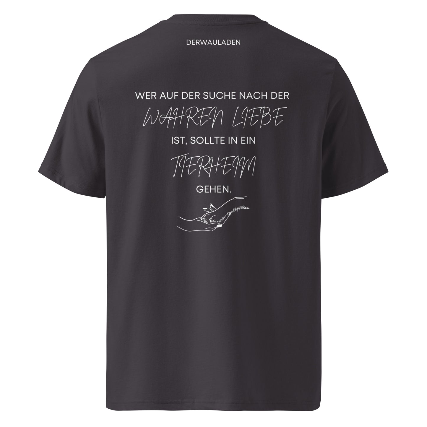 Wahre Liebe // Unisex-Bio-Baumwoll-T-Shirt