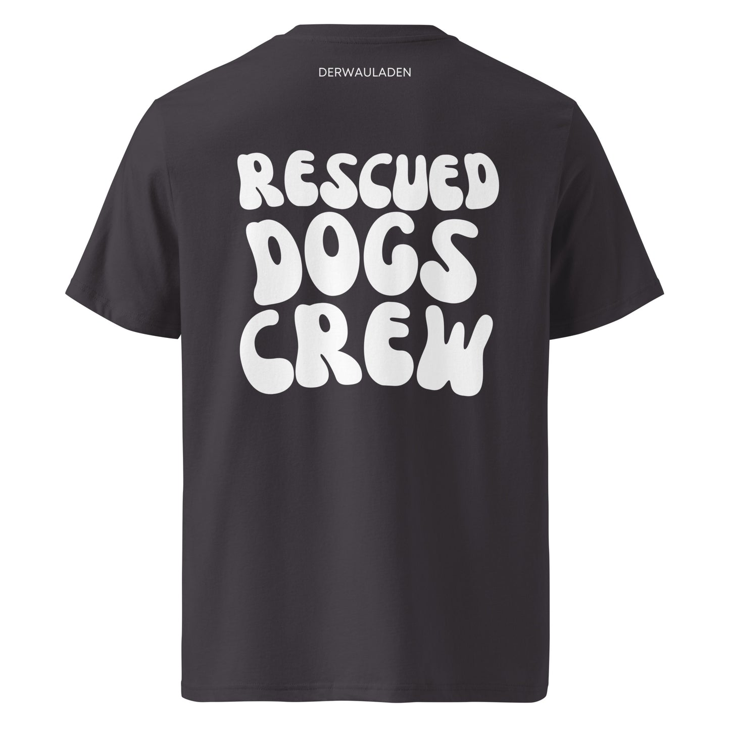 Rescued Dogs Crew // Unisex-Bio-Baumwoll-T-Shirt