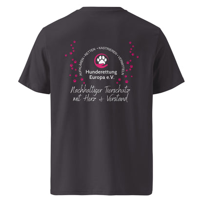 Herz&Verstand Hunderettung Europa e.V. // Unisex-Bio-Baumwoll-T-Shirt