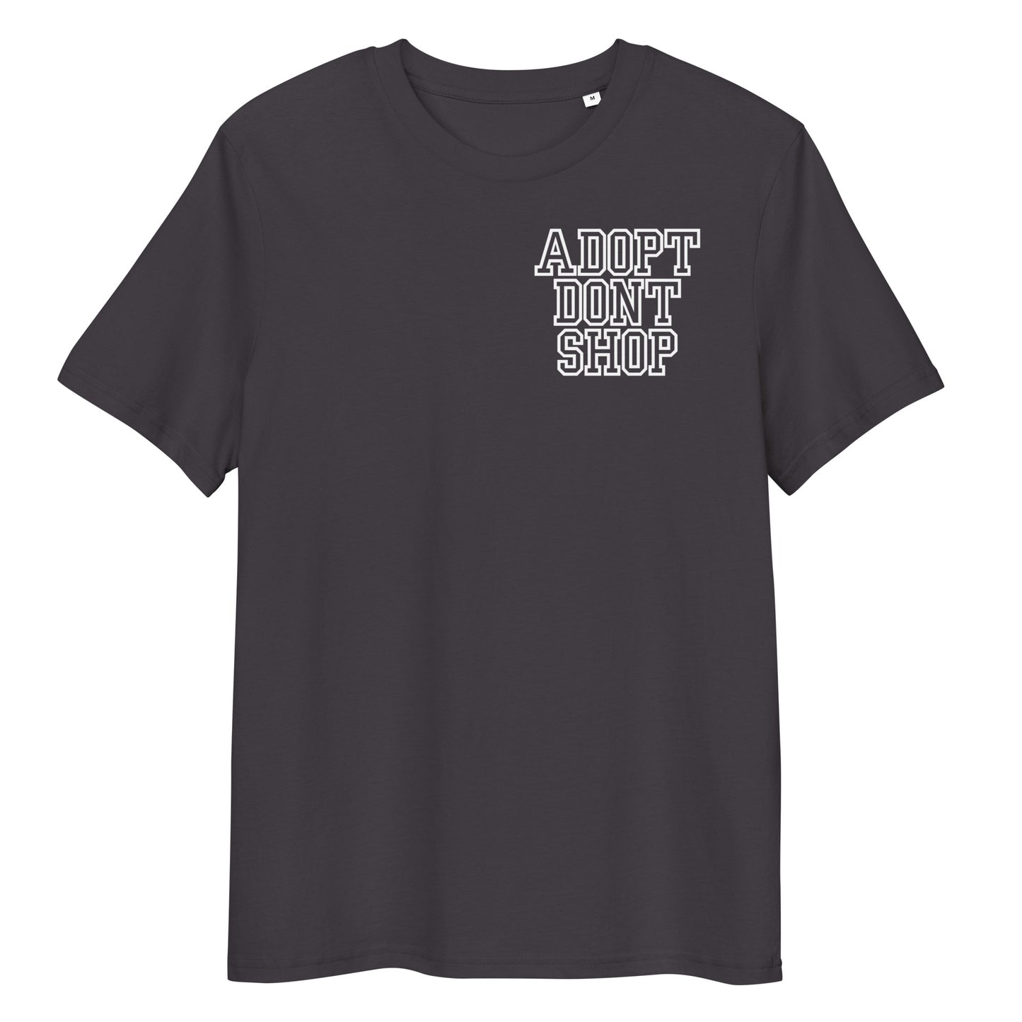 ADOPT DONT SHOP X Hunderettung Europa e.V. Unisex-Bio-Baumwoll-T-Shirt