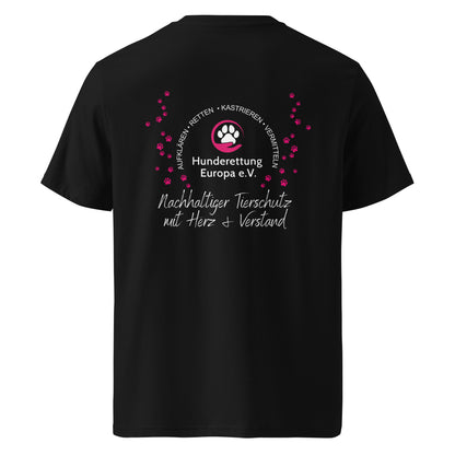 Herz&Verstand Hunderettung Europa e.V. // Unisex-Bio-Baumwoll-T-Shirt