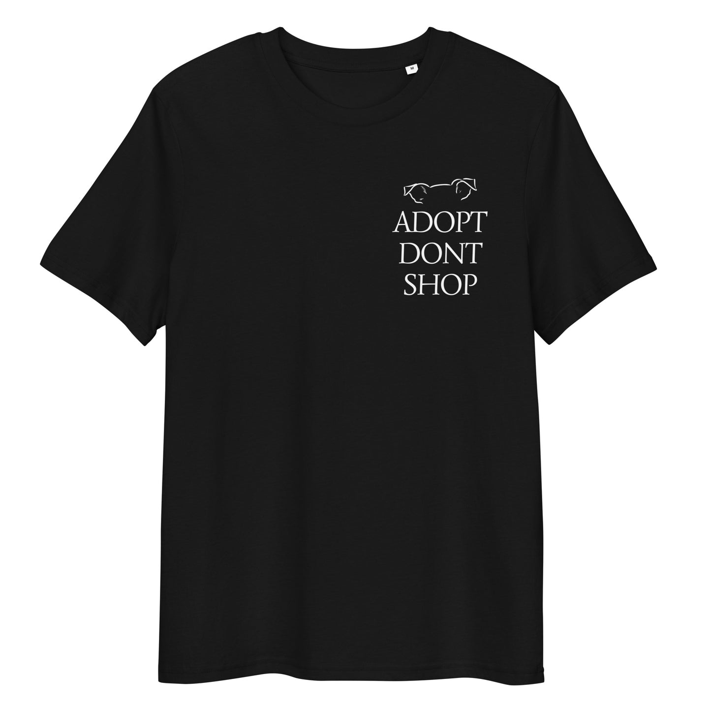 ADOPTDONTSHOP X Hunderettung Europa e.V.  Bio-Baumwoll-T-Shirt