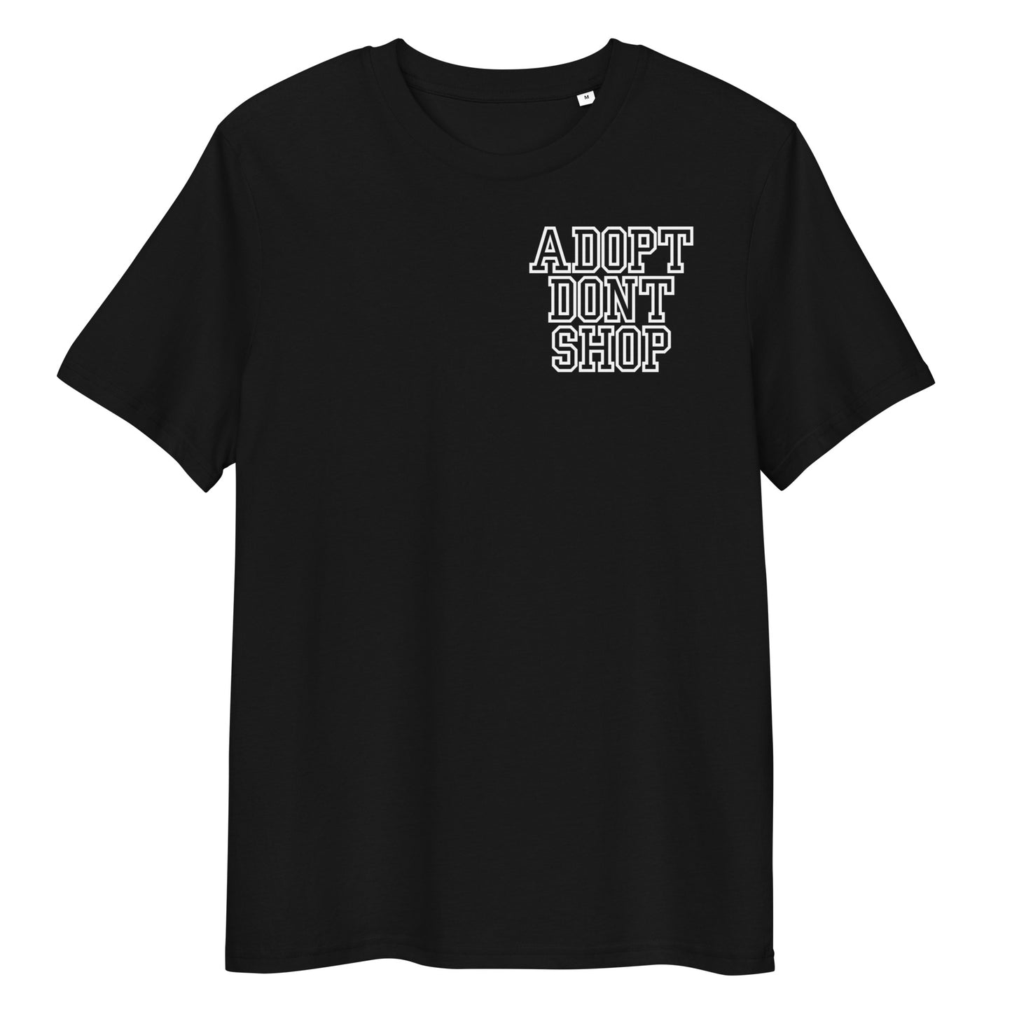 ADOPT DONT SHOP X Hunderettung Europa e.V. Unisex-Bio-Baumwoll-T-Shirt