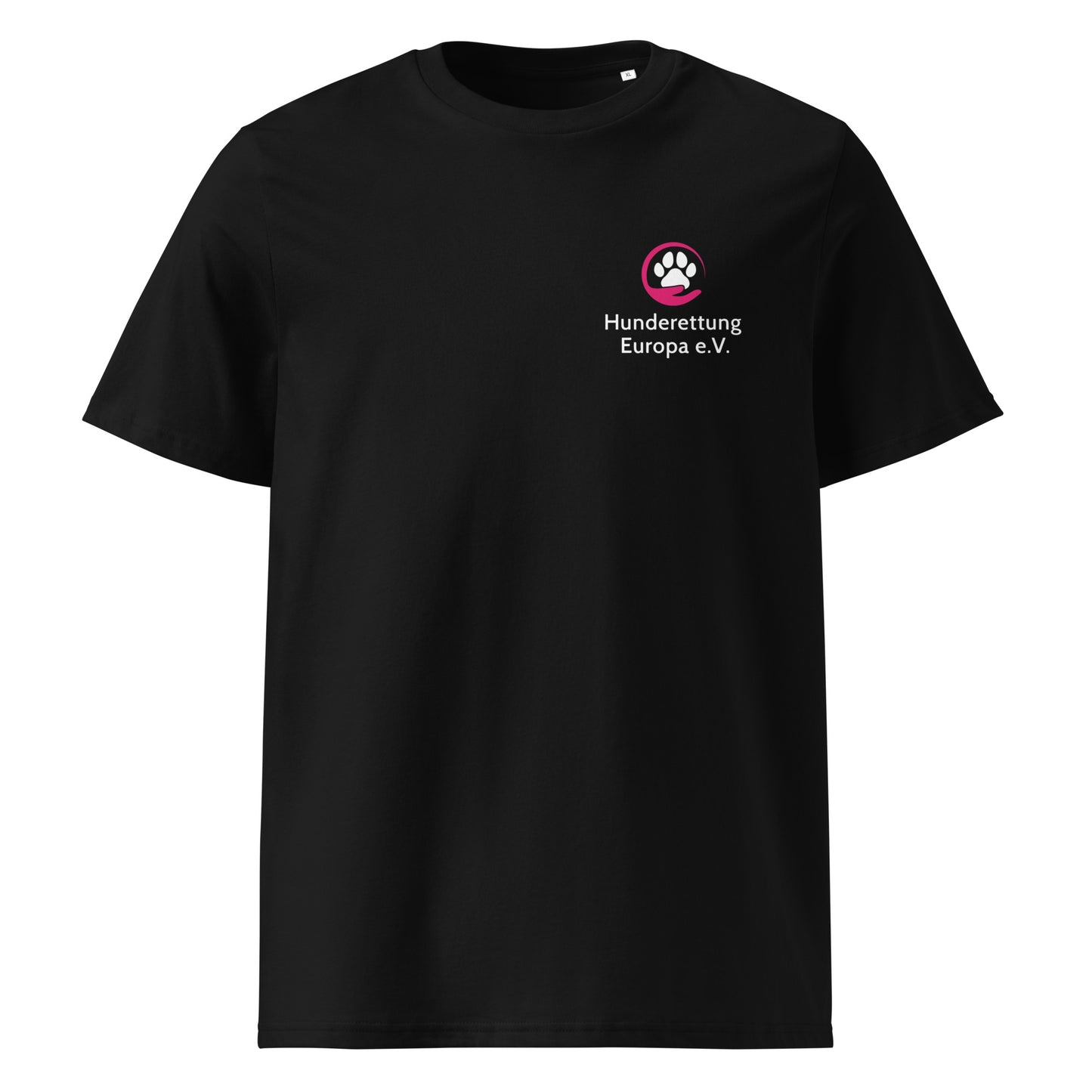 Eat Sleep Rescue Hunderettung Europa e.V. // Unisex-Bio-Baumwoll-T-Shirt