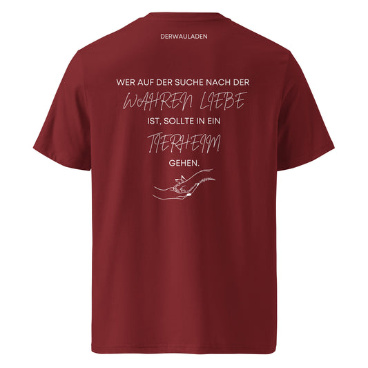 Wahre Liebe // Unisex-Bio-Baumwoll-T-Shirt