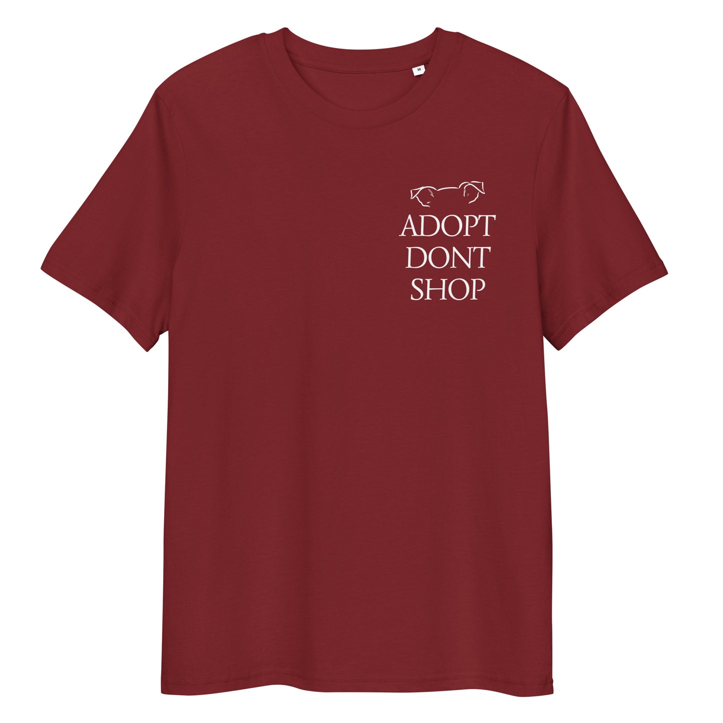ADOPTDONTSHOP X Hunderettung Europa e.V.  Bio-Baumwoll-T-Shirt