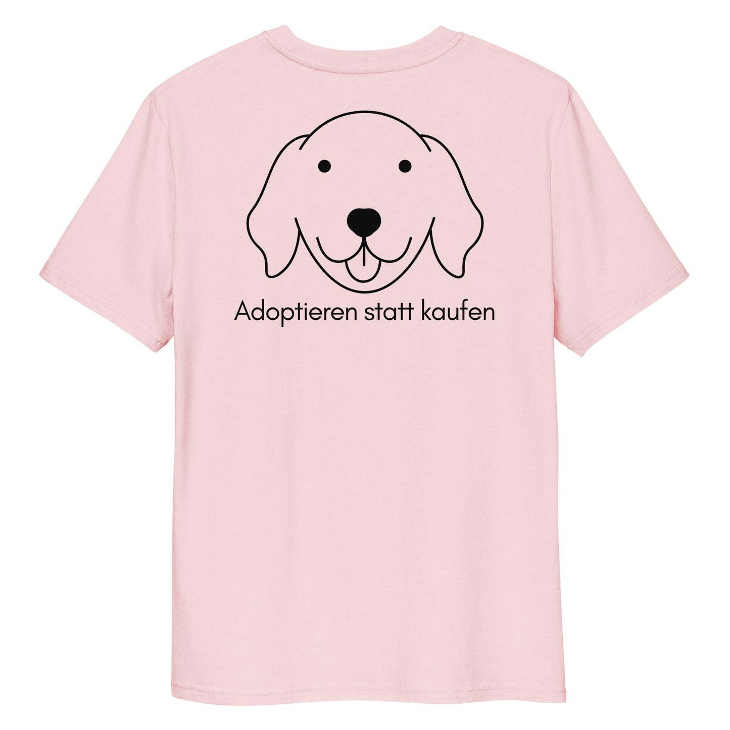 Adoptieren statt kaufen Bio-Baumwoll-T-Shirt