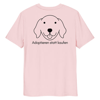 Adoptieren statt kaufen Bio-Baumwoll-T-Shirt