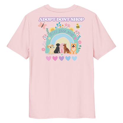 PRIDE ADOPT DONT SHOP Hearts Bio-Baumwoll-T-Shirt