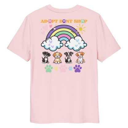PRIDE ADOPT DONT SHOP Rainbow Bio-Baumwoll-T-Shirt