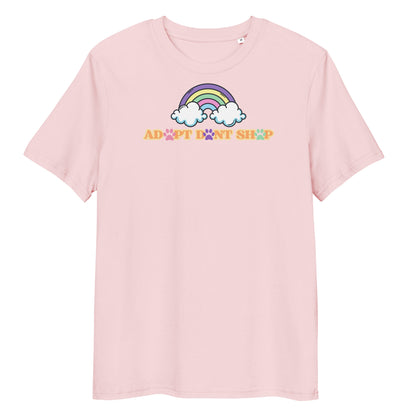 PRIDE ADOPT DONT SHOP Rainbow Bio-Baumwoll-T-Shirt